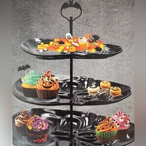 🆕Seasonal Collection 3 Tier Skull Serving Tray